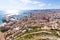 Alicante skyline aerial from Santa Barbara Castle
