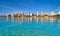 Alicante skyline from Almadraba beach of Spain