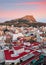 Alicante - Spain, View of Santa Barbara Castle on Mount Benacantil