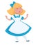Alice in Wonderland main character or girl hero