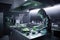 alien chef, preparing delicious meal in futuristic kitchen