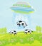 Alien cow abduction