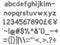 Alien Futuristic Ancient Pattern Lowercase Punctuation Font
