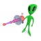 Alien with Lasergun