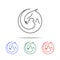 Alien Parasite Bursting Out icon. Elements of Halloween in multi colored icons. Premium quality graphic design icon. Simple icon f
