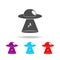 Alien ship steal sheep icon. Elements of space in multi colored icons. Premium quality graphic design icon. Simple icon for websit