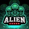 Alien squad  mascot.  esport logo design