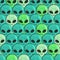 Aliens seamless pattern.