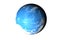 Alife water planet isolated. Elements of this image furnished by NASA.