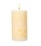Alight color wax candle on white