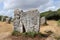 Alignment of Kerzerho - rows of menhirs in Brittany