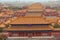 Alignment of the palaces in the Forbidden City