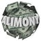 Alimony Word 3d Money Ball Financial Obligation Ex Spousal Support