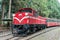 Alishan Forest Railway DL-43 Diesel locomotive at Shenmu railway station in Alishan National