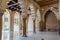 Aljaferia Palace interior view in Zaragoza , Spain.Islamic architecture.Christian kings of Aragon residence