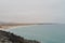 Aljibe Of The Cove Beach View From Castle In El Cotillo. July 4, 2013. El Cotillo La Oliva Fuerteventura Canary Islands. Nature