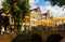 Alkmaar cityscape, embankment and bridges