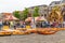 Alkmaar, North Holland / Netherlands. June 11th. 2016. Traditional Friday cheese market in the city`s Waagplein Square