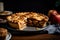 all-american apple pie with a flaky crust and spiced filling