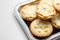 All-butter pastry pies with a mincemeat filling with spiced vine fruits, Christmas cookies