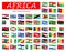 all country flags of Africa