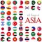 all country flags of Asia