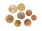 All euro coins