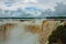 All flows that converge into Devil`s Throat at Iguazu Falls. Argentina