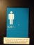 All Gender Restroom, Public Bathroom Sign, Men Room, NYC Law, NYC, NY, USA