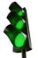 All green traffic light