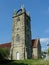 All Hallows Church, The Scot`s Crown Tower. Tillington, Sussex UK