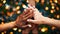 All Hands In People Soft Diffuse Bokeh Focus Friendship Unity Trust Community