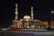 All Islamic Mosques in the center of the Arab capital are illuminated at night by spotlights