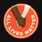 All Lives Matter sticker multiracial couple holding hand