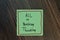 All or Nothing Thinking write on sticky notes isolated on Wooden Table