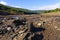 All that remains of Derwent Hall in Ladybower reservoir