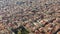 All-round aerial view to city center. Barcelona Spain. Eixample district. Sunny day, Video footage