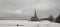 All Saints' Church Blackheath with white snows in winter, London, UK