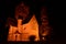 All Saints Church floodlit at Night