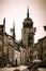 All Saints` church with the tomb of Marting Luther in Lutherstadt Wittenberg, Germany