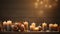 all saints\\\' day background, sober, candles, soft tones, background for all Saints Day or All Souls\\\' Day.