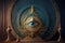 The all-seeing eye, or radiant delta, is a Masonic symbol. Neural network AI generated