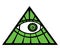 The All Seeing Eye, secret society, illuminati, cabal, conspiracy theory, cults concept
