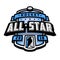 All stars of hockey, logo, emblem.