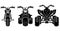 All Terrain Vehicle or ATV Variation, Front View Set