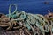 All Tied Up! Fishing Ropes on Jetty in Oregon