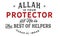 Allah is your protector and he is the best of helpers, surah al imran