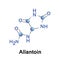 Allantoin ureidohydantoin or glyoxyldiureide