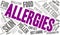 Allergies Word Cloud