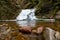 Allerheiligen waterfalls in winter in germany